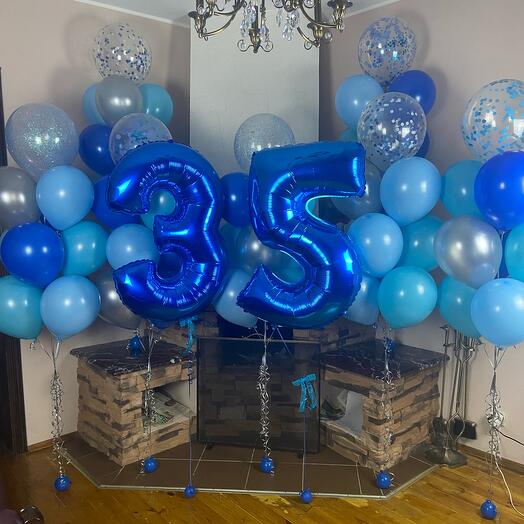 Globos de Cumpleaños, 72 piezas