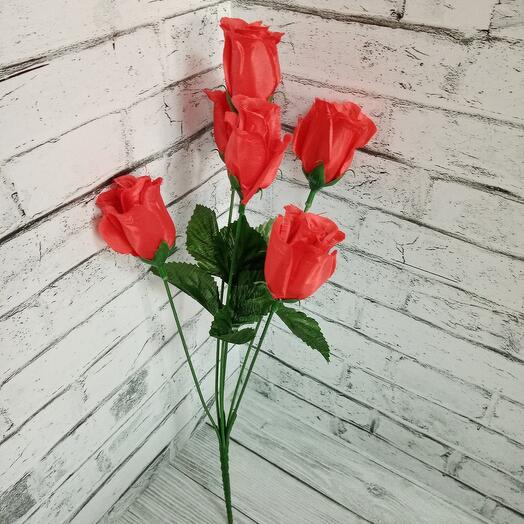 Роза (букет искуствен) 37см