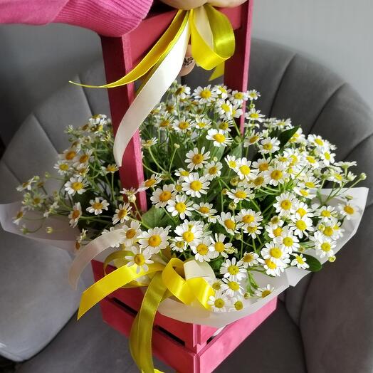 Cesta de flores