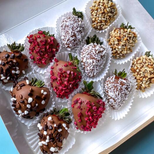Fresas cubiertas de chocolate