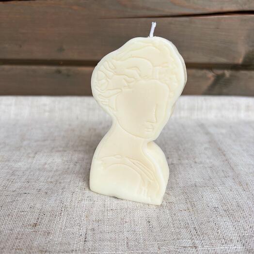 Molded candle "Portrait"