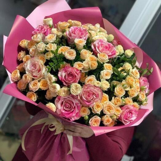 Mezcla de rosas