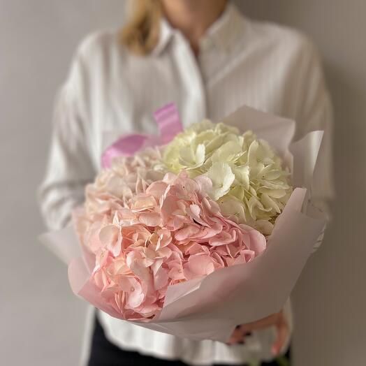 Bouquet of 3 airy hydrangeas