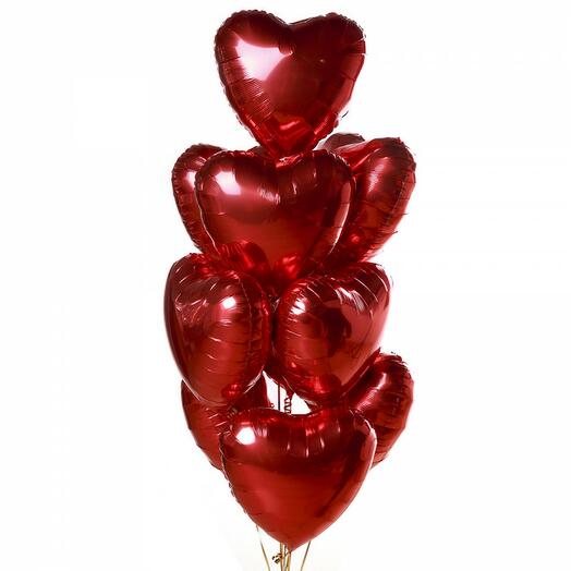 Set of balls "I love you"
