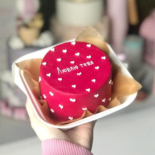Бенто-торт Люблю тебя
