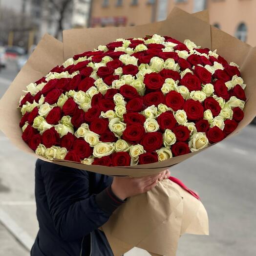 Роза 201 штук