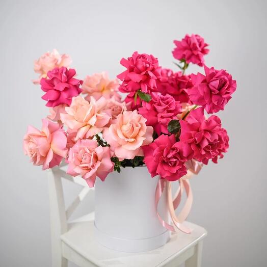 Composición VIP de rosas francesas