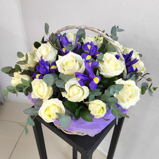 Cesta de flores