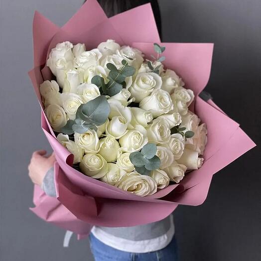 51 белая роза