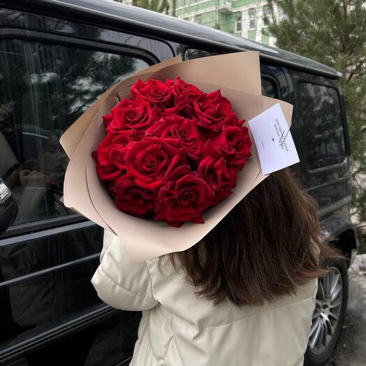 11 rosas rojas
