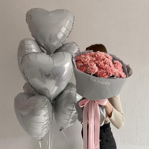 Set balls + flowers