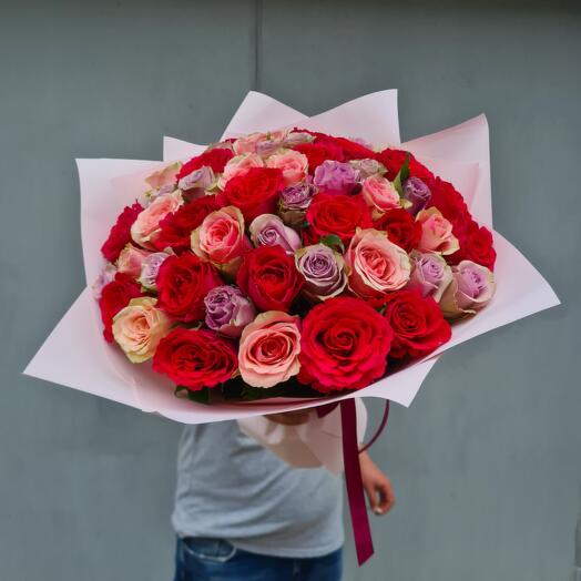 Bouquet of 51 Kenyan Roses