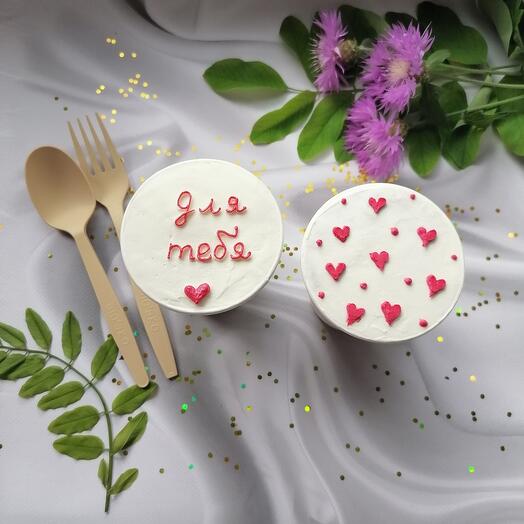 Бенто торт в стакане (Cake to go) в подарок подруге, другу
