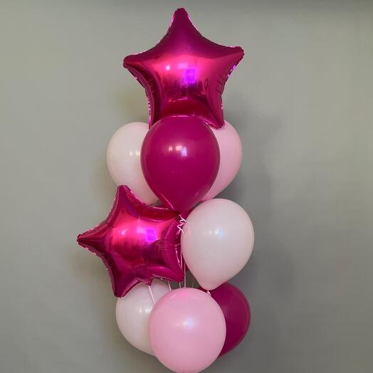 Set en tonos rosados