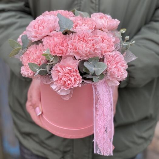 Диантус розовый в боксе :345