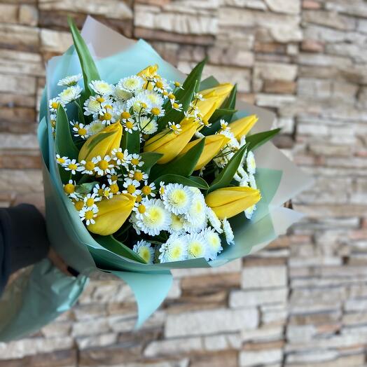 Букет с тюльпанами️