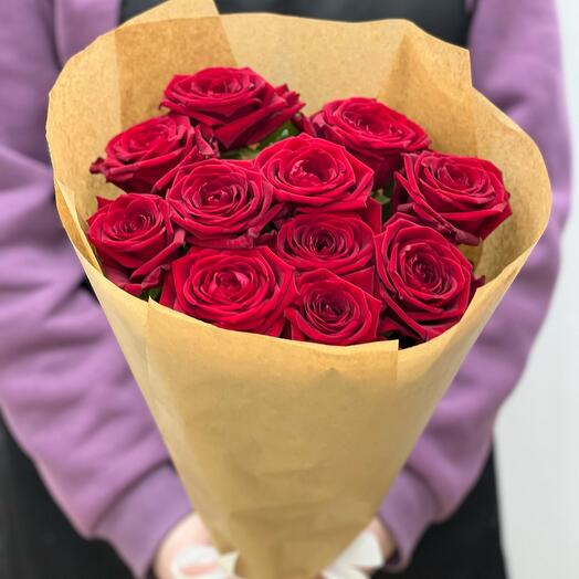 ❗️АКЦИЯ❗️Букет из 11 роз Ред Наоми -60 см на любое торжество или праздник