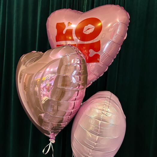 Розовое сердце