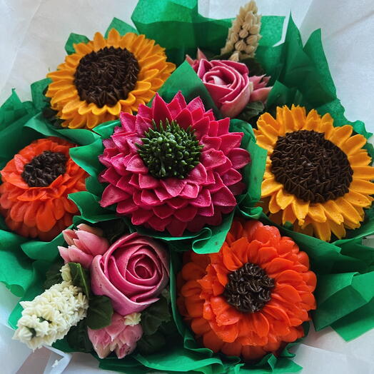 Bouquet de cupcakes