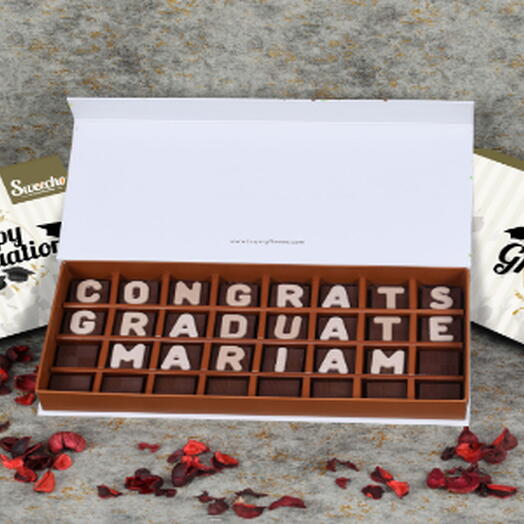 Customize Graduation Chocolates By Sweecho