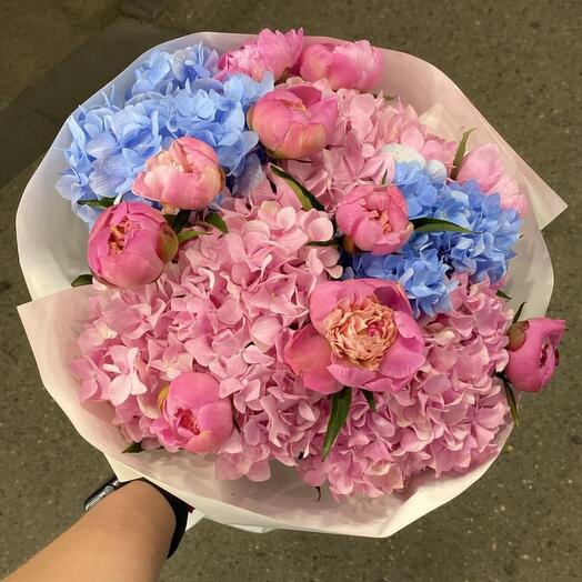 Авторский букет blue pink💖💙