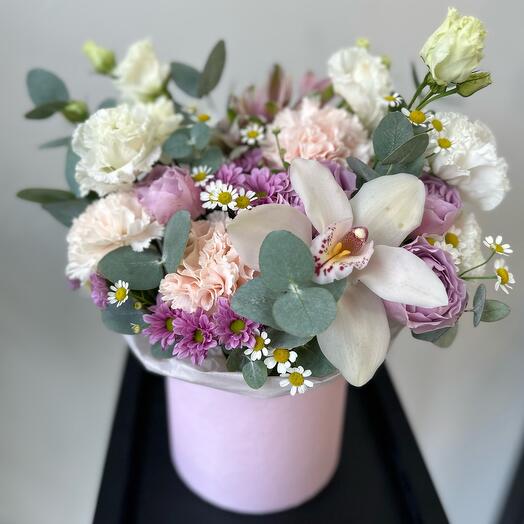 Композиция с орхидеей Для близких и родных🌸