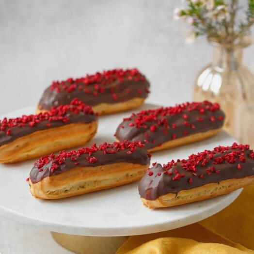 Эклеры с заварным кремом (без сахара)