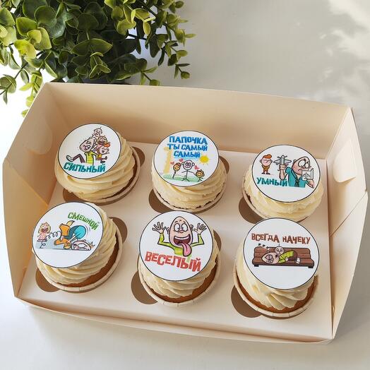 Cupcakes como regalo para papá