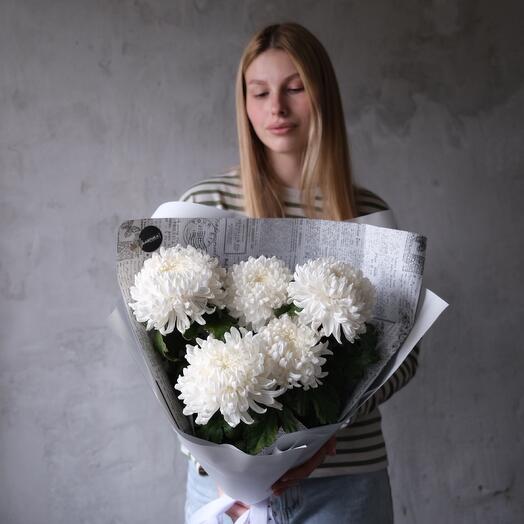 Букет «Первые снежинки»