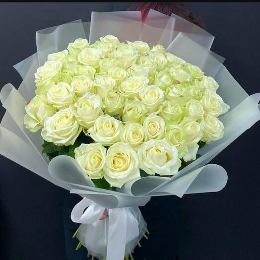 51 белая роза