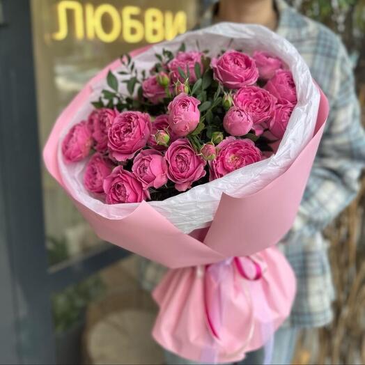 Пионовидные розы Мисти баблс