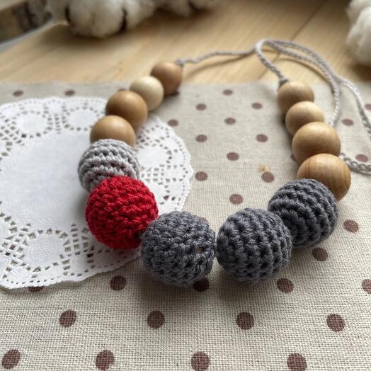 Слингобусы «gray   red»