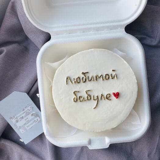 Бенто торт для бабушки