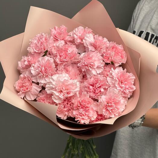 Монобукет из ажурных диантусов