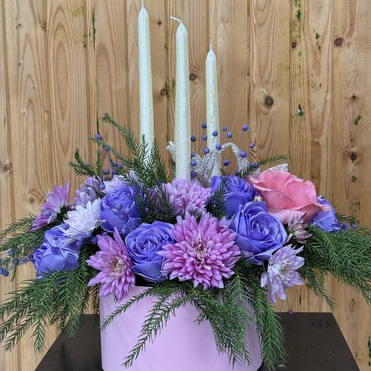 Цветы в коробке