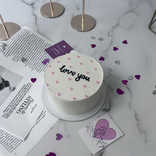 Бенто торт Love you 600гр