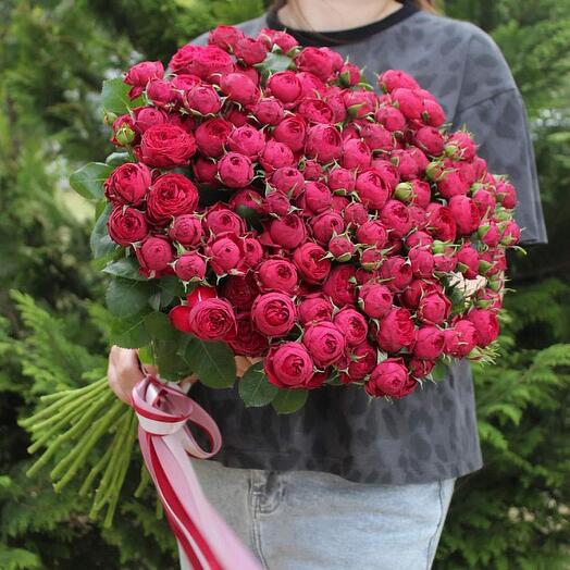 Букет из 21 розы "Марун"