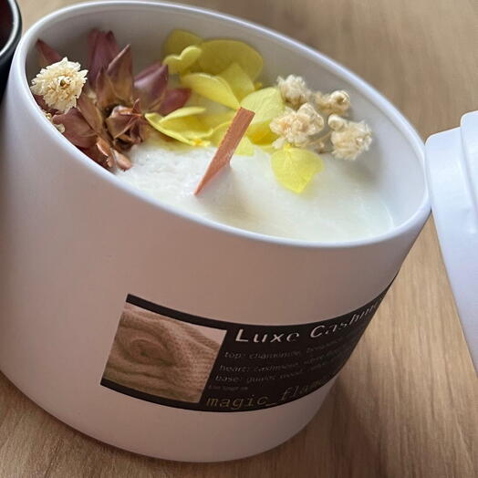 Vela aromática de soja