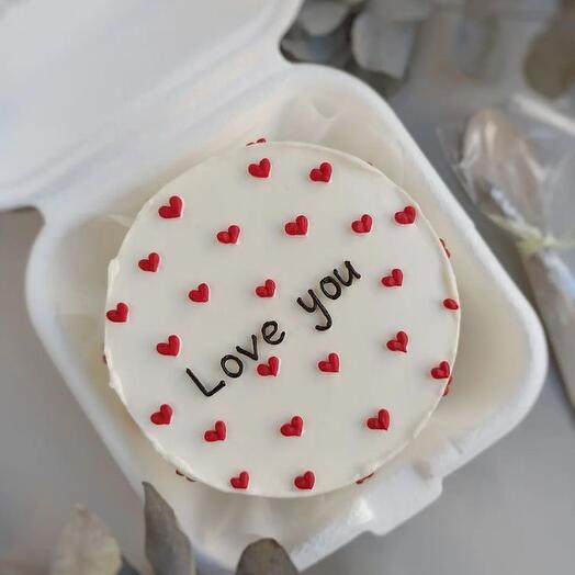 Бенто торт Love you