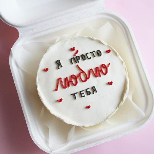 Бенто торт "Люблю тебя"