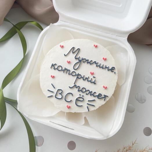 Бенто торт «Мужчине, который может все»
