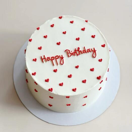 Торт на день рождения 1 кг Happy Birthday