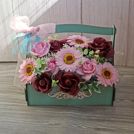 Букет из мыла утренняя заря