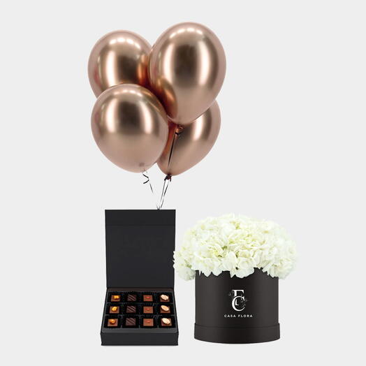 Wwhite Hydrangea Treat Bundle