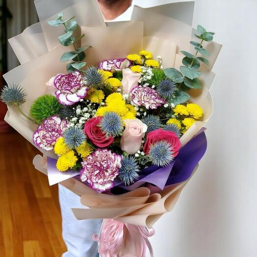 A Burst of Colorful Blooms
