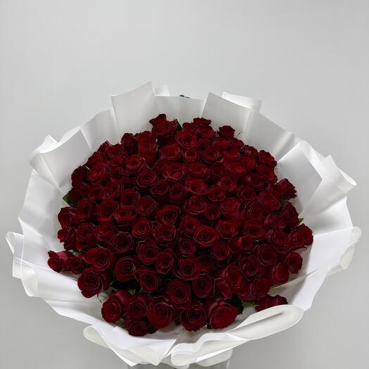 Букет из 101 красной розы