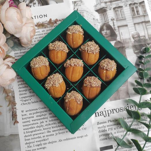 Печенье орешки из детства с варёной сгущёнкой (9шт)