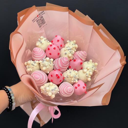 Букет с клубникой в шоколаде 💞 19 🍓