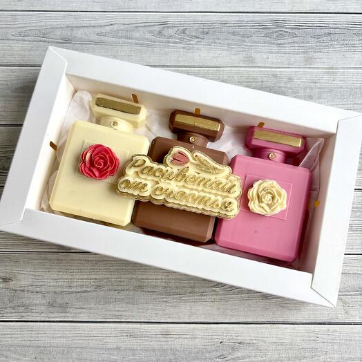 Роскошный подарок из шоколада с дубайской начинкой