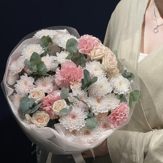 Букет"pink samina"